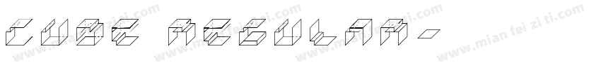 Cube Regular字体转换